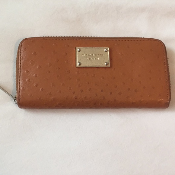 Michael Kors ostrich wallet